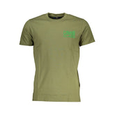 Cavalli Class Green Cotton T-Shirt -   -  Cavalli Class.